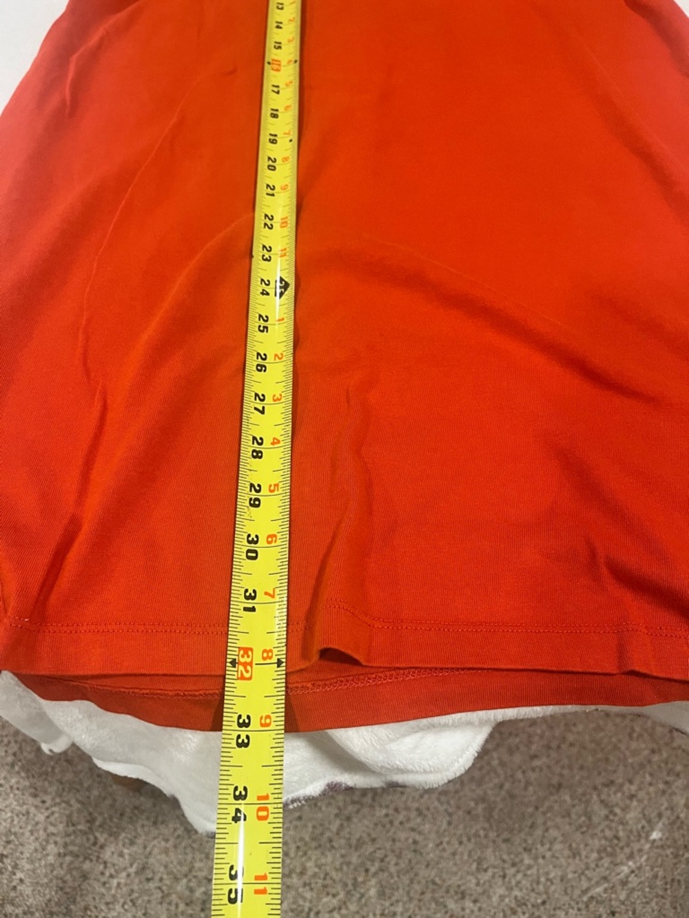 Madewell Burnt Orange Crewneck T-Shirt Dress - Small - Picture 5 of 6